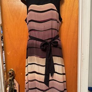 NWT summer ready sleeveless Lane Bryant high low attached lined dress